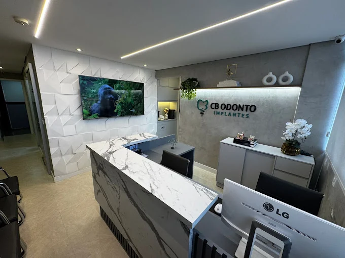 Recepção da CB Odonto Implantes no Guará II, Brasília